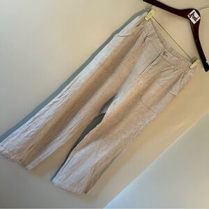 Karen Kane Beige Wide-Leg Pants Women's L great preworn condition